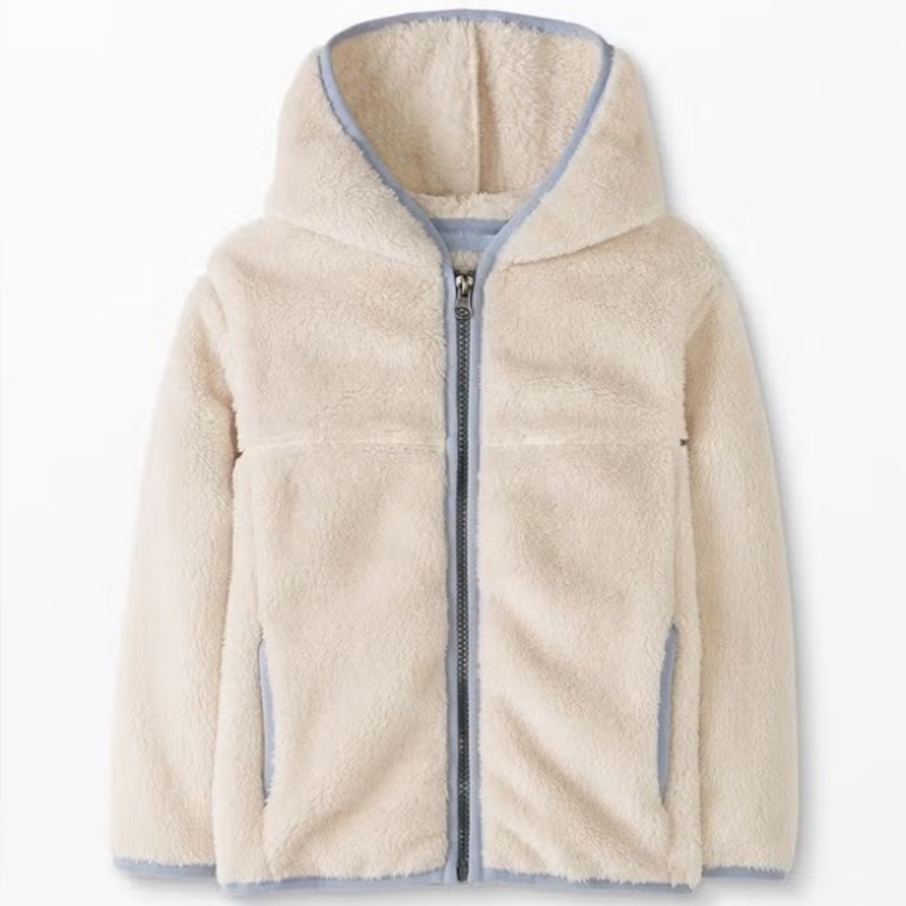 Hanna Andersson Marshmallow Fleece Hoodie jacket size 12‎ kids